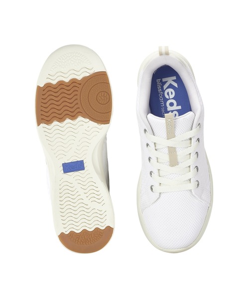 Keds(ケッズ)の「Keds ケッズ ブリスウォーク レース テクスチャード ENG ニット オフホワイト(スニーカー・レディース・オフホワイト・22.5cm/23.5cm/24.0cm/23.0cm/24.5cm/25.0cm)」の5枚目の写真