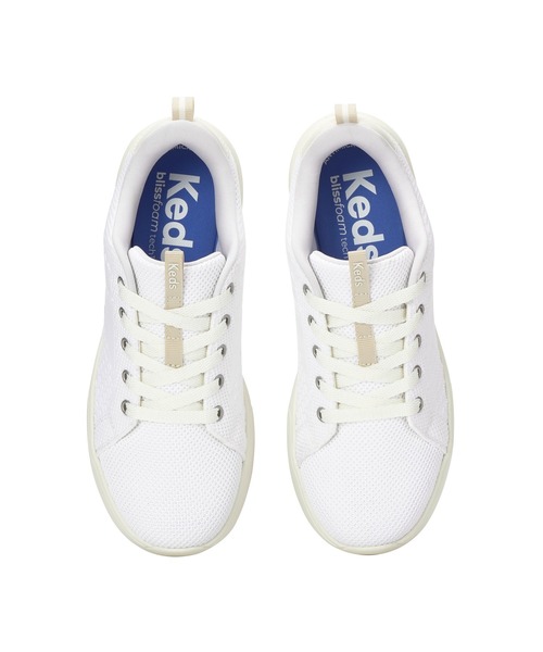 Keds(ケッズ)の「Keds ケッズ ブリスウォーク レース テクスチャード ENG ニット オフホワイト(スニーカー・レディース・オフホワイト・22.5cm/23.5cm/24.0cm/23.0cm/24.5cm/25.0cm)」の3枚目の写真