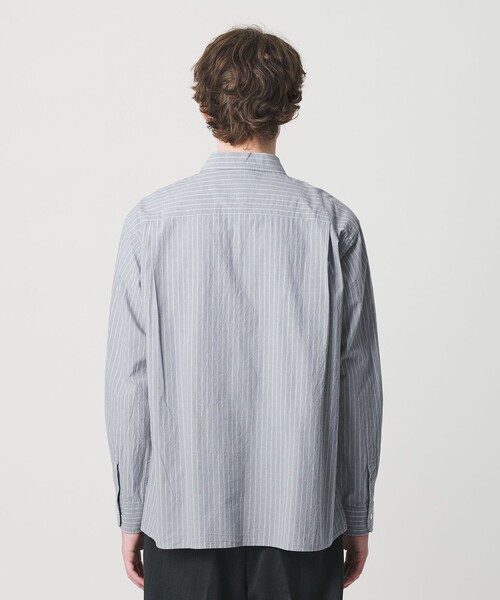BEAUTY&YOUTH UNITED ARROWS(ビューティーアンドユースユナイテッドアローズ)の「TYP ワッシャー ピンストライプ プルオーバーシャツ(シャツ/ブラウス・メンズ・オフホワイト/ネイビー・L/M/XL/S)」の15枚目の写真