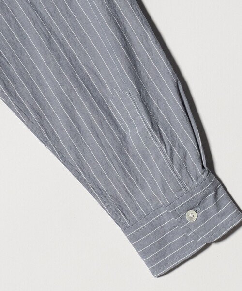 BEAUTY&YOUTH UNITED ARROWS(ビューティーアンドユースユナイテッドアローズ)の「TYP ワッシャー ピンストライプ プルオーバーシャツ(シャツ/ブラウス・メンズ・オフホワイト/ネイビー・L/M/XL/S)」の19枚目の写真
