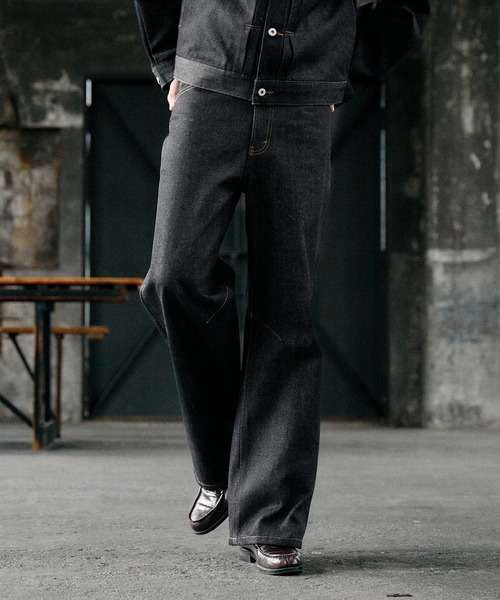 Regen Glanzリジットデニム luraku sublations 未使用 structure rigid denim pants / ストラクチャーリジットデニムパンツ