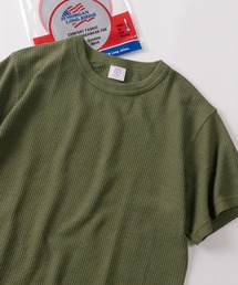 【87】【JEMORGAN/ジェーイーモーガン】ワッフル クルーネック 半袖Tシャツ/無地T/パックT/インナーウェア