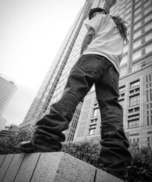 即完売品　　IO着用　vallad AUTHENTIC FLARE DENIM VALLAD / バラッド BLUE AUTHENTIC FLARE DENIM（デニムパンツ）｜PULP