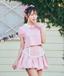 ReAmour（リアムール）の「バルーンロゴスカート（スカート）」