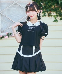 ReAmour（リアムール）の「バルーンロゴスカート（スカート）」