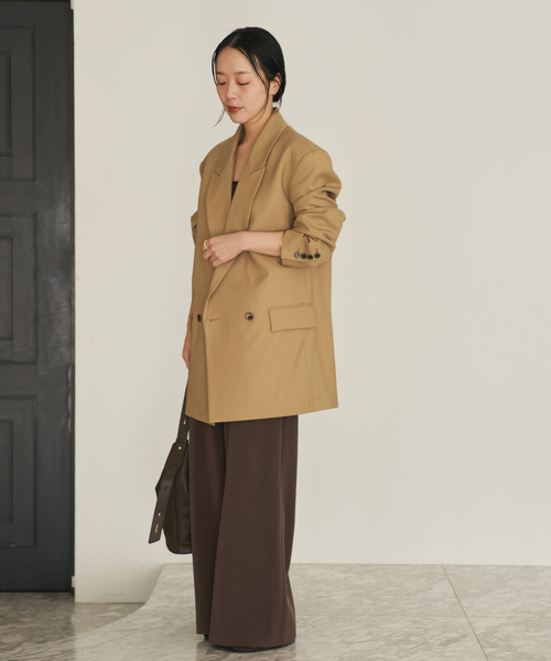 plage(プラージュ)の「《追加》R’IAM WOOSTED ジャケット(テーラードジャケット・レディース・ベージュ・38/36)」の2枚目の写真