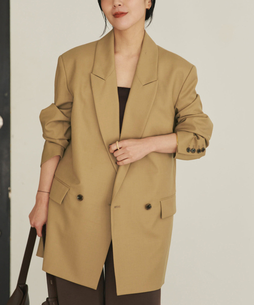 plage(プラージュ)の「《追加》R’IAM WOOSTED ジャケット(テーラードジャケット・レディース・ベージュ・38/36)」の5枚目の写真