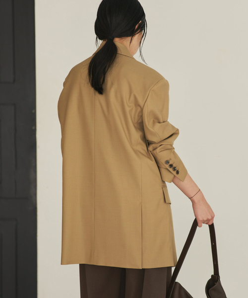 plage(プラージュ)の「《追加》R’IAM WOOSTED ジャケット(テーラードジャケット・レディース・ベージュ・38/36)」の8枚目の写真