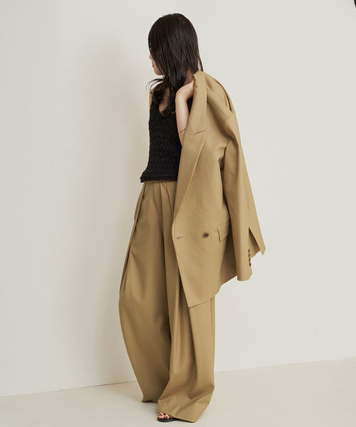 plage(プラージュ)の「《追加》R’IAM WOOSTED ジャケット(テーラードジャケット・レディース・ベージュ・38/36)」の10枚目の写真