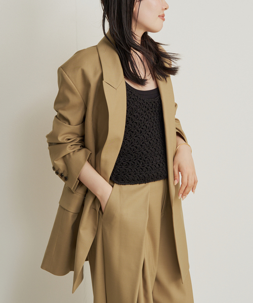 plage(プラージュ)の「《追加》R’IAM WOOSTED ジャケット(テーラードジャケット・レディース・ベージュ・38/36)」の16枚目の写真