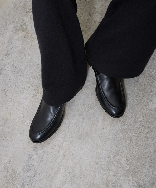 And A(アンドエー)の「PADRONE パドローネ / SIDE ZIP MOCCASIN BOOTS レザーモカシンサイドジップブーツ 日本製 / PU8394-1103(ブーツ・メンズ・ブラック・40/42/41)」の17枚目の写真