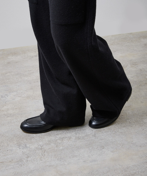 And A(アンドエー)の「PADRONE パドローネ / SIDE ZIP MOCCASIN BOOTS レザーモカシンサイドジップブーツ 日本製 / PU8394-1103(ブーツ・メンズ・ブラック・40/42/41)」の19枚目の写真