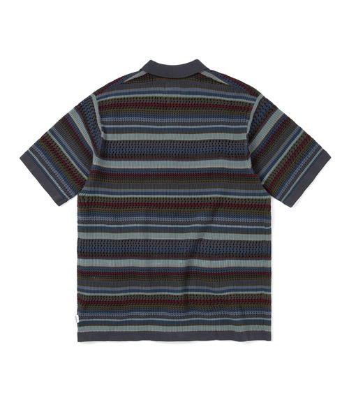 thisisneverthat(ディスイズネバーザット)の「Striped S/S KnIt Polo(ニット/セーター・メンズ・ダークネイビー/ブラック/ピンク系その他・L/M/S/XL)」の7枚目の写真