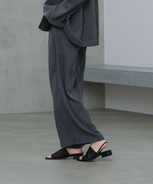 LAKOLE(ラコレ)の「シアーフラットサンダル / 658057(サンダル・レディース・アイボリー/ブラック・MEDIUM/LARGE)」の12枚目の写真