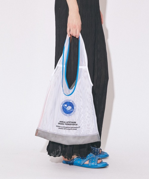 セール】flip cosmic mesh marche bag（トートバッグ）｜beautiful