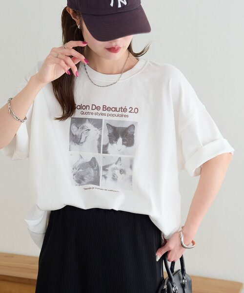 DISCOAT(ディスコート)の「【Enlude】アソートボックスフォトTシャツ《ユニセックス》(Tシャツ/カットソー・レディース・ホワイト系その他2/ホワイト系その他/ブラウン・SMALL/MEDIUM)」の8枚目の写真