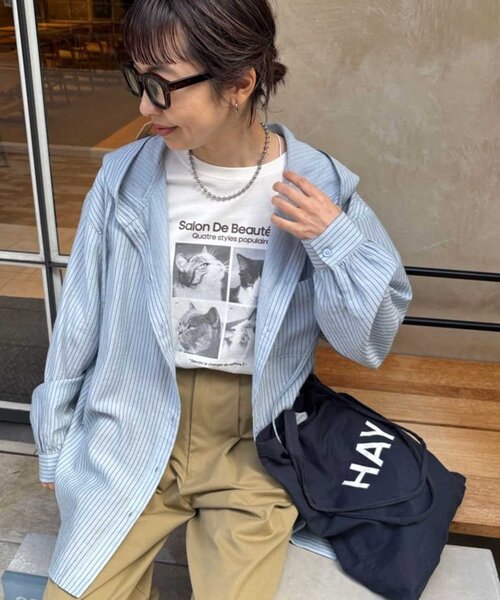 DISCOAT(ディスコート)の「【Enlude】アソートボックスフォトTシャツ《ユニセックス》(Tシャツ/カットソー・レディース・ホワイト系その他2/ホワイト系その他/ブラウン・SMALL/MEDIUM)」の17枚目の写真