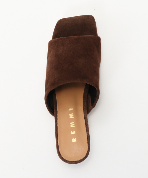 REMME（レメ）の「REMME/レメ SLOBE別注 スウェードミュール（その他シューズ・レディース・ブラウン・36/37/38）」の6枚目の写真