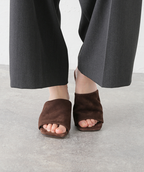 REMME（レメ）の「REMME/レメ SLOBE別注 スウェードミュール（その他シューズ・レディース・ブラウン・36/37/38）」の9枚目の写真