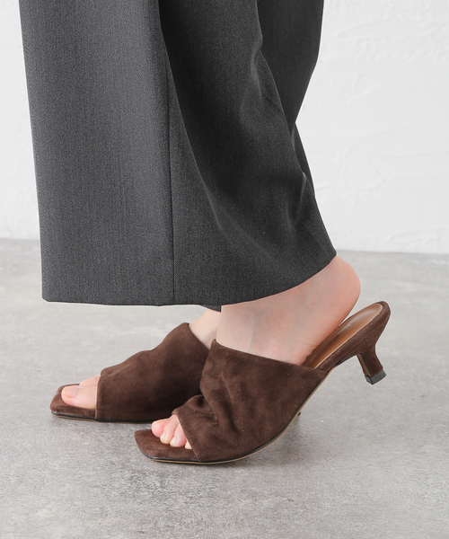 REMME（レメ）の「REMME/レメ SLOBE別注 スウェードミュール（その他シューズ・レディース・ブラウン・36/37/38）」の10枚目の写真