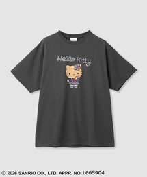 【Sanrio/サンリオ】 日焼けキャラクタープリント ラインストーンBIGTシャツ