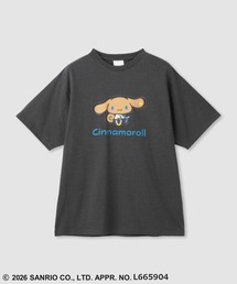【Sanrio/サンリオ】 日焼けキャラクタープリント ラインストーンBIGTシャツ