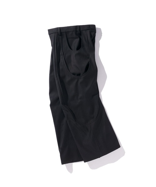 GOAT ESSENCE(ゴートエッセンス)の「TUCK CURVE WIDE PANTS(スラックス・メンズ・ベージュ/ブラック/グレー・1/2)」の5枚目の写真