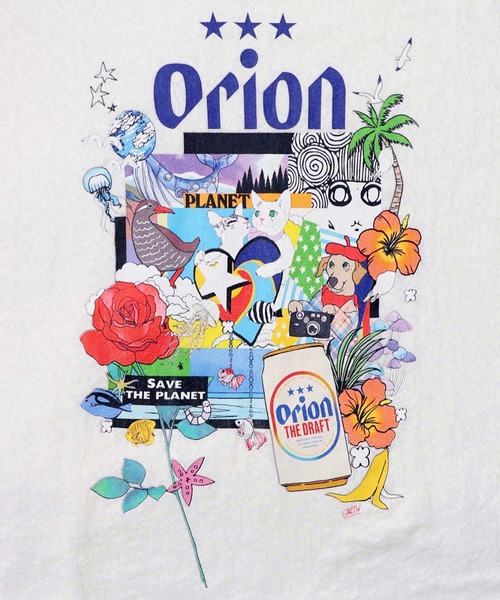 ScoLar(スカラー)の「161680:orion×ScoLar save the planet Tシャツ(Tシャツ/カットソー・レディース・ブルー/チャコールグレー/オフホワイト・L/M)」の13枚目の写真