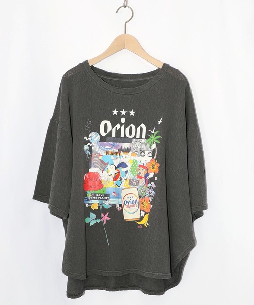 ScoLar(スカラー)の「161680:orion×ScoLar save the planet Tシャツ(Tシャツ/カットソー・レディース・ブルー/チャコールグレー/オフホワイト・L/M)」の14枚目の写真