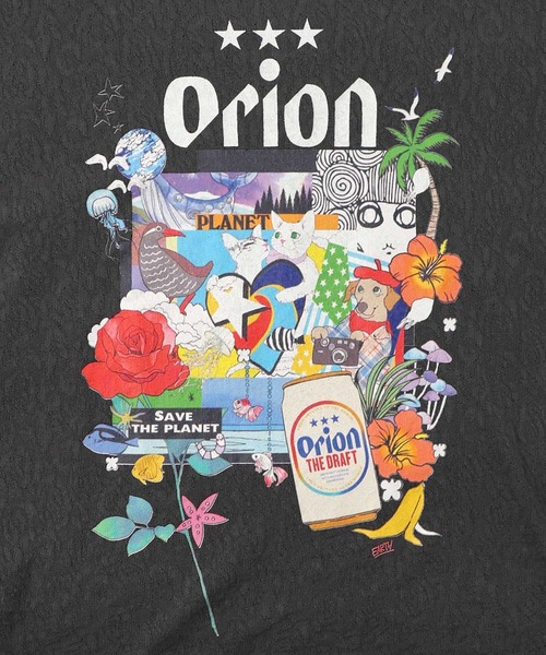 ScoLar(スカラー)の「161680:orion×ScoLar save the planet Tシャツ(Tシャツ/カットソー・レディース・ブルー/チャコールグレー/オフホワイト・L/M)」の15枚目の写真