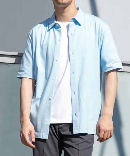 URBAN RESEARCH ROSSO MEN(アーバンリサーチロッソメン)の「『XLサイズあり』『UR TECH』汗ジミ防止レギュラーシャツ(シャツ/ブラウス・メンズ・ライトブルー/ネイビー/ホワイト/ブラック/グレー・MEDIUM/SMALL/X-LARGE/LARGE)」の5枚目の写真