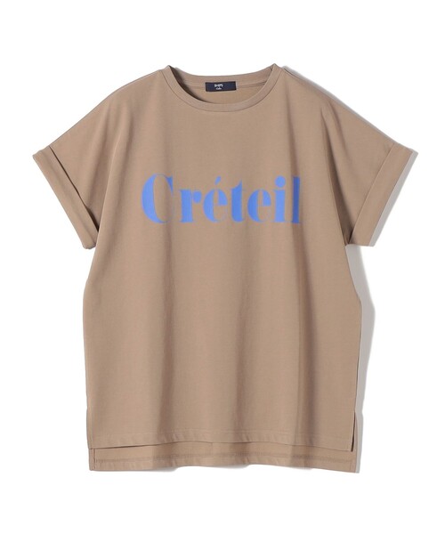 SHIPS Colors(シップス カラーズ)の「【一部WEB限定】SHIPS Colors:〈接触冷感・UVカット〉ビッグロゴ ドルマン Tシャツ◇(Tシャツ/カットソー・レディース・カーキ/ホワイト/ネイビー/オフホワイト/ブラウン・ONE SIZE)」の12枚目の写真