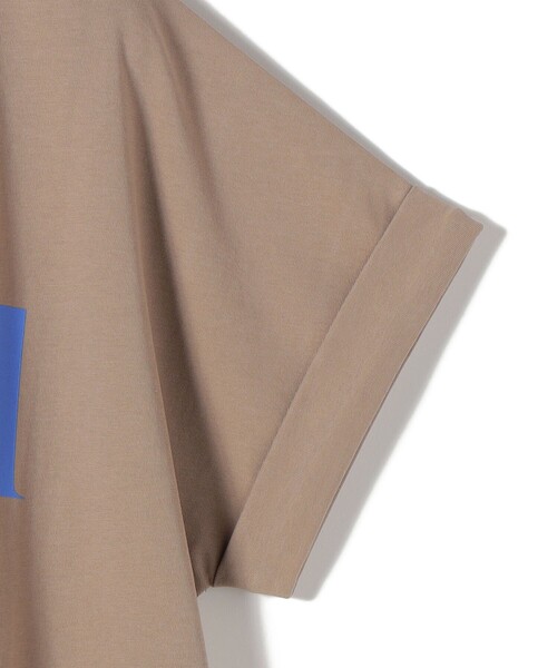 SHIPS Colors(シップス カラーズ)の「【一部WEB限定】SHIPS Colors:〈接触冷感・UVカット〉ビッグロゴ ドルマン Tシャツ◇(Tシャツ/カットソー・レディース・カーキ/ホワイト/ネイビー/オフホワイト/ブラウン・ONE SIZE)」の14枚目の写真
