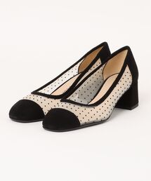 FABIO RUSCONI | FABIO RUSCONI 6628 AMALFI NERO/RETE POLKY AVORIO(スニーカー)