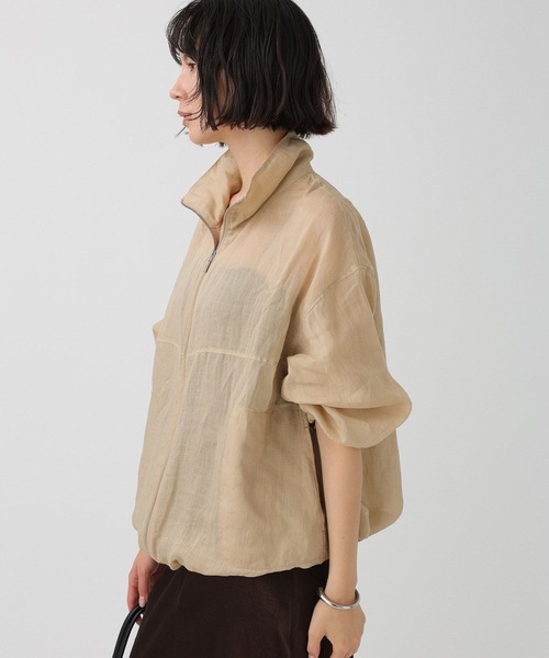 BABYLONE（バビロン）の「【一部カラーWEB限定】ラミージップブルゾン（ブルゾン・レディース・ブラック/ベージュ/ブラウン/ホワイト・フリー）」の13枚目の写真