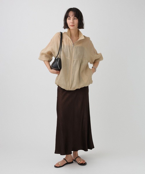 BABYLONE（バビロン）の「【一部カラーWEB限定】ラミージップブルゾン（ブルゾン・レディース・ブラック/ベージュ/ブラウン/ホワイト・フリー）」の15枚目の写真