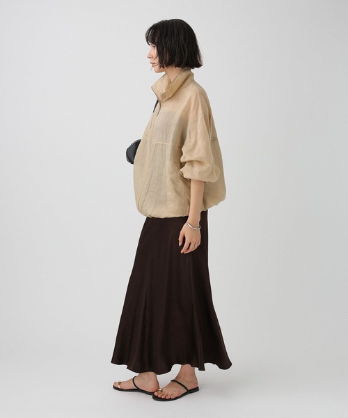 BABYLONE（バビロン）の「【一部カラーWEB限定】ラミージップブルゾン（ブルゾン・レディース・ブラック/ベージュ/ブラウン/ホワイト・フリー）」の16枚目の写真