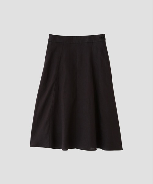 MARGARET HOWELL（マーガレットハウエル）の「LIGHT WEIGHT LINEN（スカート・レディース・ダークグレー/ブルー・3/2/1）」の4枚目の写真