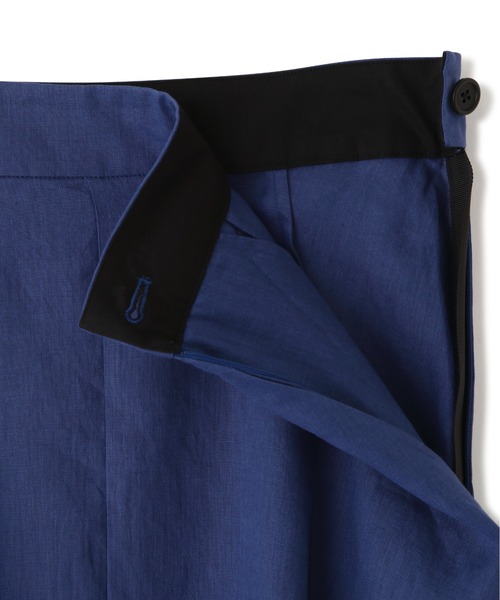 MARGARET HOWELL（マーガレットハウエル）の「LIGHT WEIGHT LINEN（スカート・レディース・ダークグレー/ブルー・3/2/1）」の10枚目の写真