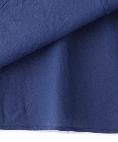 MARGARET HOWELL（マーガレットハウエル）の「LIGHT WEIGHT LINEN（スカート・レディース・ダークグレー/ブルー・3/2/1）」の11枚目の写真