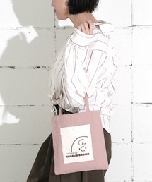 THE MILES（ザ マイルズ）の「"09"≪PEANUTS≫2ポケット ナイロン フェイス 刺繍 ミニ トートバッグ（トートバッグ）」