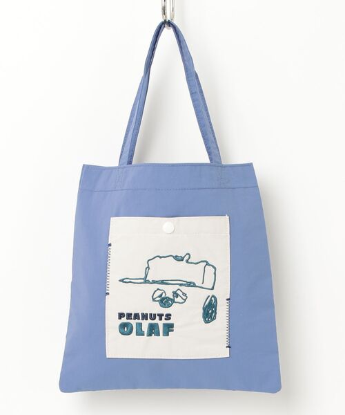 PEANUTS(ピーナッツ)の「"09"≪PEANUTS≫2ポケット ナイロン フェイス 刺繍 ミニ トートバッグ(トートバッグ・レディース・スモークピンク/イエロー/ダークグレー/ブルー/ライトベージュ・ONE SIZE)」の22枚目の写真
