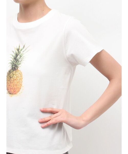 LAGUNAMOON(ラグナムーン)の「フルーツコンパクトTシャツ 【夏服】(Tシャツ/カットソー・レディース・グリーン/フレッシュイエロー/レッド・FREE)」の11枚目の写真