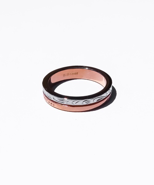 IRIEBEACH(アイリービーチ)の「Scroll message ring/【ハワイアンジュエリー】【サージカルステンレス】【金属アレルギー対応】【IRIEBEACH / アイリービーチ】つけっぱなしOK(リング・レディース・シルバー/ピンク・21号/19号/17号/13号/11号/9号/7号)」の5枚目の写真