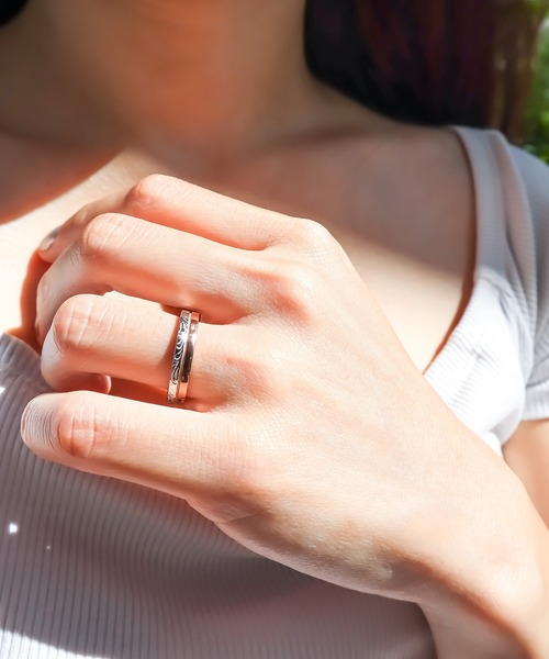 IRIEBEACH(アイリービーチ)の「Scroll message ring/【ハワイアンジュエリー】【サージカルステンレス】【金属アレルギー対応】【IRIEBEACH / アイリービーチ】つけっぱなしOK(リング・レディース・シルバー/ピンク・21号/19号/17号/13号/11号/9号/7号)」の9枚目の写真