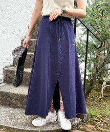 DOUBLE NAME（ダブルネーム）の「【m:rex】ミニ恐竜刺しゅうスリットAラインスカート（スカート）」