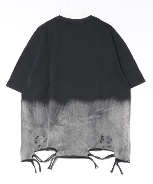 Bling Leads(ブリングリーズ)の「【Bls】 【ZM】【Bling Leads】ダメージ加工 ネックレスTEE(Tシャツ/カットソー・メンズ・ブラック・FREE)」の5枚目の写真