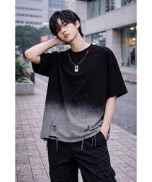 【Bls】 【ZM】【Bling Leads】ダメージ加工 ネックレスTEE