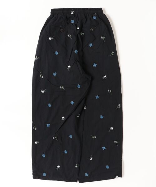 Per sist ence(パーシエンス)の「配色フラワー刺繍シアーローンイージーパンツ(その他パンツ・レディース・ブラック・ONE SIZE)」の5枚目の写真