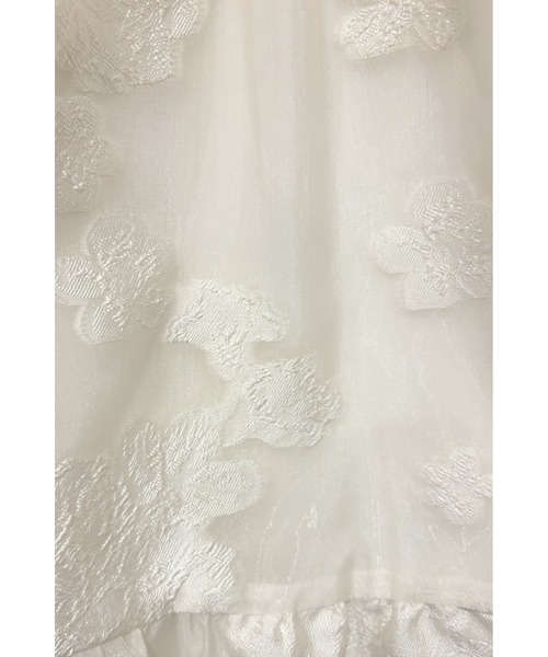 HONEY MI HONEY(ハニーミーハニー)の「flower organdie tiered long one-piece(ワンピース・レディース・ブラック/オフホワイト/イエロー・FREE)」の18枚目の写真